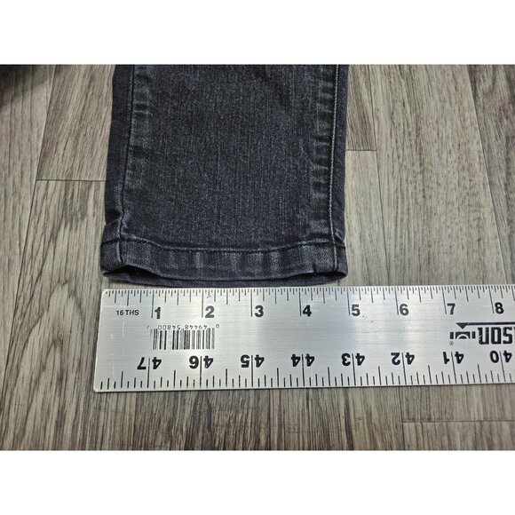 ELLE Jeans Womens 6R Charcoal Gray Skinny Stretch Denim Mid Rise 5-Pocket - Picture 12 of 12